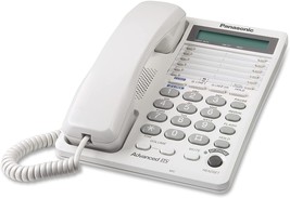 Kx-Ts208W (White) By Panasonic Is A 2-Line Integrated Corded, Way Conferencing. - £59.20 GBP