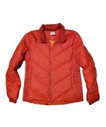 Lacoste Puffer Jacket Women&#39;s Red Down Insulated - Size 42 - £45.86 GBP