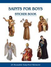 Saints for Boys Sticker Book [Paperback] Bart Tesoriero and Michael Adams - $10.34
