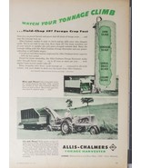 Allis Chalmers Forage Harvesters Magazine Advertisement 1957 - £13.26 GBP