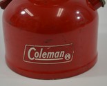 Coleman 200 Single Mantle Lantern Red Canada w/ 550 USA Globe 1967? - £75.50 GBP