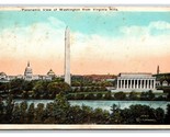 Panoramic VIew From VIrginia HIlls Washington DC WB Postcard H30 - $2.92