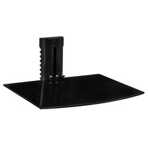 Floating Wall Mounted Shelf Bracket Stand For Av Receiver, Component, Cable Box, - £40.64 GBP
