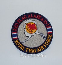 RED FLAG ALASKA 10-1 ROYAL THAI AIR FORCE PATCH, RTAF MILITARY PATCH - £7.79 GBP
