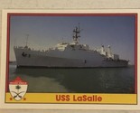 Vintage Operation Desert Shield Trading Cards 1991 #55 USS Lasalle - $1.97