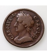 1674 Great Britain Farthing Coin in Fine + Condition KM# 436.1 - €101,49 EUR