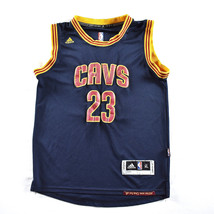 Lebron James Cavs Youth  XL Jersey Adidas NBA Cleveland Cavaliers #23 Blue - £23.72 GBP