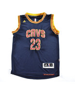 Lebron James Cavs Youth  XL Jersey Adidas NBA Cleveland Cavaliers #23 Blue - $40.60 CAD