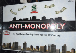Anti-Monopoly Board Game The Real Estate Trading for the 21st Century NE... - $39.48