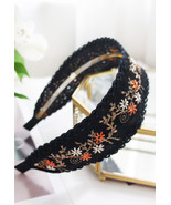 Ethnic Style Vintage Embroidery Flower Headband - $26.02 CAD