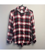 American Eagle Boyfriend Fit Flannel Soft Casual Button Down Shirt Sz S - €12,57 EUR