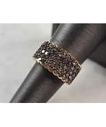 Womens Estate 10K Yellow Gold Chocolate Diamond Ring 5.0g E3975 - $618.75