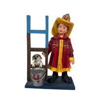 Vanmark Red Hats of Courage Fourth Birthday Numbered Cake Topper Figurine - £8.83 GBP