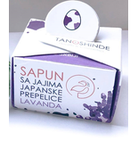 TANOSHINDE lavender soap with Japanese quail eggs handmade 50 g - $24.11