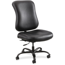 Safco Optimus Big &amp; Tall Chair - Black Vinyl Seat &amp; Back - High Back - - £513.01 GBP