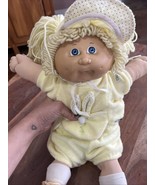 1985 Cabbage Patch Kid  Doll Blonde Hair Blue Eyes Paci Mouth Head Mold 36 - $63.46 CAD