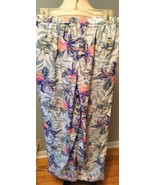  Isaac Mizrahi  Women&#39;s  Floral Printed Sleepwear Lounge Pants Wide Leg ... - €13,98 EUR