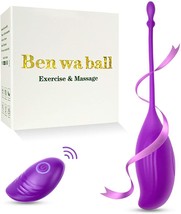 Kegel Balls for Women Training Device, 10 Meters Remote Control Strengt (Purple) - £17.23 GBP