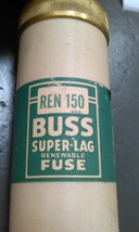 BUSS REN 150 SUPER-LAG RENEWABLE FUSE, LOT OF 3 - $49.95