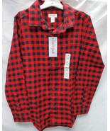 Boy&#39;s Medium (8/10) Button Down Long Sleeve Flannel Shirt  Cat &amp; Jack  - $17.76 CAD