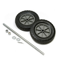 Replacement Mold-On 8&quot; Rubber Hand Truck Wheel Kit - £58.04 GBP