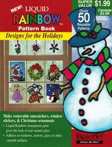 Liquid Rainbow Suncatcher Window Xmas Halloween Transparent Painting Pattern - £8.78 GBP