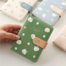 Cute Cat PU Leahter Cover Journals Notebook Paper Diary Planner With Buckle - £15.97 GBP