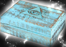 Free W/ $99 Or More Order 3000x Illuminati See Into Future Charging Box Witch - $0.00