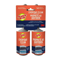 Scotch-Brite Everyday Clean Lint Roller, 2 Rollers, 70 Sheets Each - $16.14