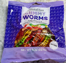 Coastal Bay Connections Naturally Fat Free Gummy Worms:8oz/226g. - £10.98 GBP