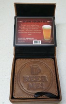 Leather Deluxe Coaster Set of 4 - £16.33 GBP