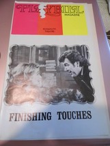 March 1973 - Plymouth Theatre Playbill -  FINISHING TOUCHES - Barbara Be... - £15.69 GBP