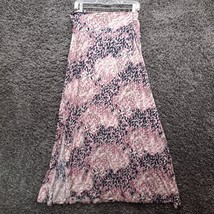 Vanity Tube Dress Women Large Pink Black Spotted Stretch Side Slit Cute - $10.19