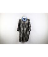 Vintage 90s Streetwear Mens XL Faded Baggy Denim Collar Golf Polo Shirt ... - $912.21 MXN