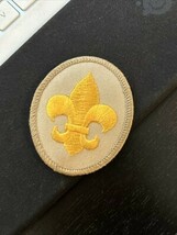Boy Scout Rank Uniform Tan Patch 2010 Back BSA Scouts America NEW 620078 - $7.89