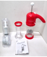 Prepology Battery Operated Cookie Press - W/Tips, Plates, Small Tube - $22.79