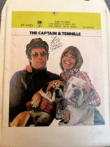 1974 Captain &amp; Tennille Love Will Keep Us Together A&amp;M S 133730  8 Track Tape - £7.84 GBP