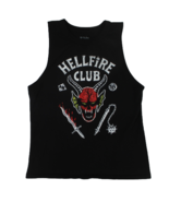 Junior Women M Black HELLFIRE CLUB Devil Eye Candy Tank Top T Shirt Biker - £7.80 GBP