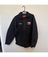 RED KAP Men M Quilt Lined Full Zip Mechanic Bomber work Twill Jacket Black - €21,49 EUR