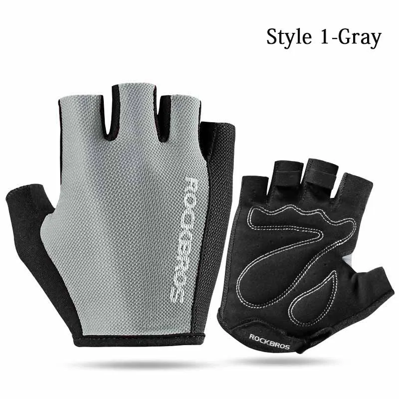 BROS Half Finger Cycling Gloves  Shockproof MTB Mountain Bike Gloves Mens Outdoo - £37.18 GBP