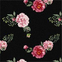 Black Floral Pillow Needlepoint Kit - $82.00+