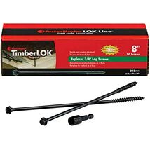 FastenMaster TimberLok 8 in. L Hex E-Coat Structural Wood Screws 50 pk -... - $68.71