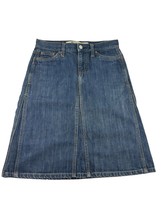 Vintage Gap Jeans Denim Y2K Skirt Womens Junior Size 1 A Line Cotton - $24.75