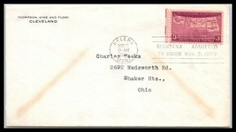 1939 US Cover - 50 Years Montana State Admitted Into Union, Helena, MT R18 - £1.98 GBP