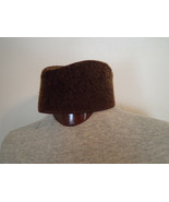 Men&#39;s Brown Handmade African/ Middle Eastern Traditional Fur Perch Hat. ... - €15,58 EUR