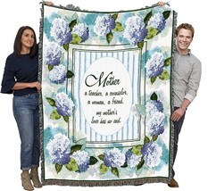 Mother - Teacher Counselor Woman Friend Blanket - Gift Tapestry Throw, 72x54 - £62.53 GBP