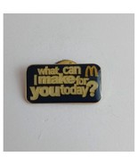 What Can I Make For You Today? McDonald&#39;s Employee Hat Pin - $14.26 CAD