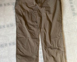 Mens Columbia Five Pocket Pants Nylon Blend Brown 38 X 30 Regular Fit - $34.30