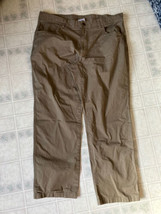 Mens Columbia Five Pocket Pants Nylon Blend Brown 38 X 30 Regular Fit - £26.79 GBP