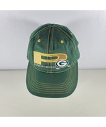 Green Bay Packers Big P Logo Hat Cap Annco Vintage NFL Snapback - £14.06 GBP